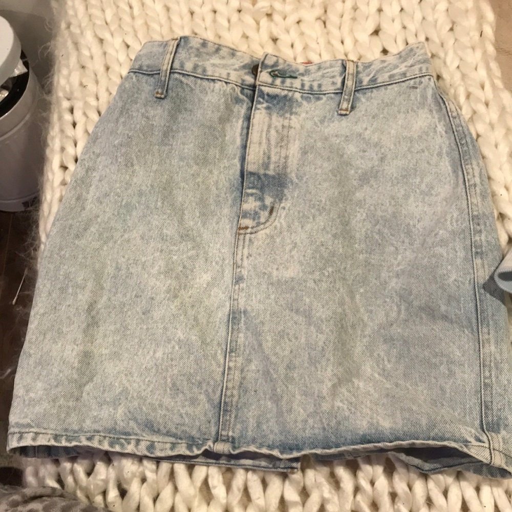 Vintage styled jean skirt